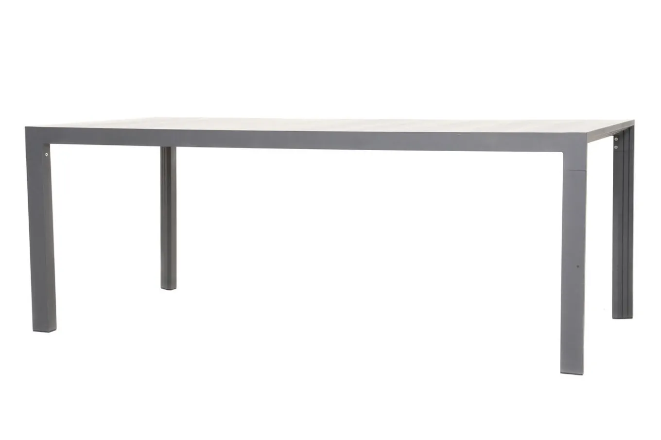 Darwin Garten-Essgruppe mit 6 Dining Sesseln, anthrazit/grau, Alu/Polyrattan, Tisch 200 x 100 cm, verstellbare Rückenlehne Garten-Essgruppen|Aluminium-Gartenmöbel
