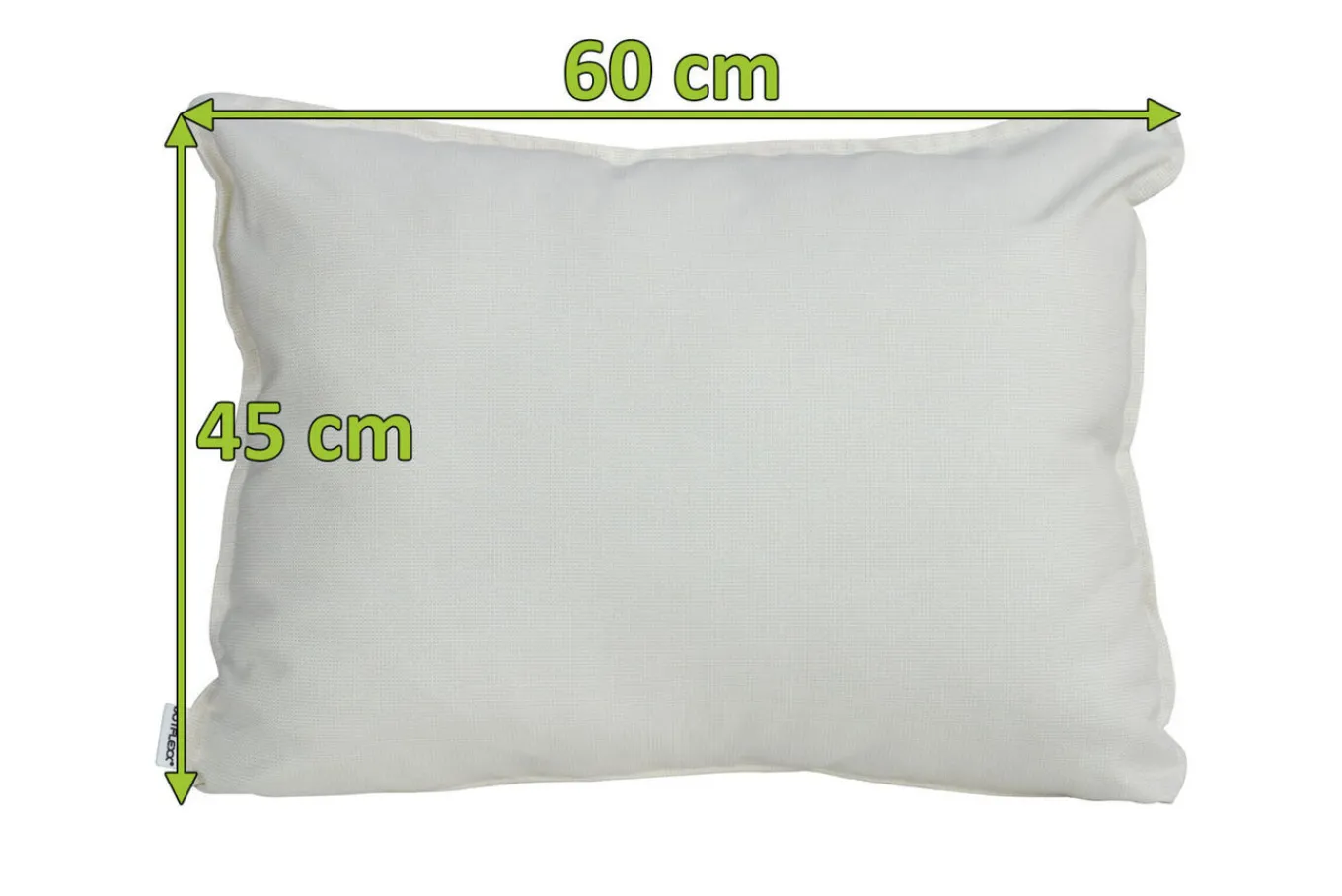 Outlet Dekokissen, 10014 nature, Sunbrella, 60 x 45 cm, bei 40 °C waschbar, z.B. passend zu Lounge 21865/23403 Sunbrella-Gartenmöbel|Rückenkissen & Zierkissen