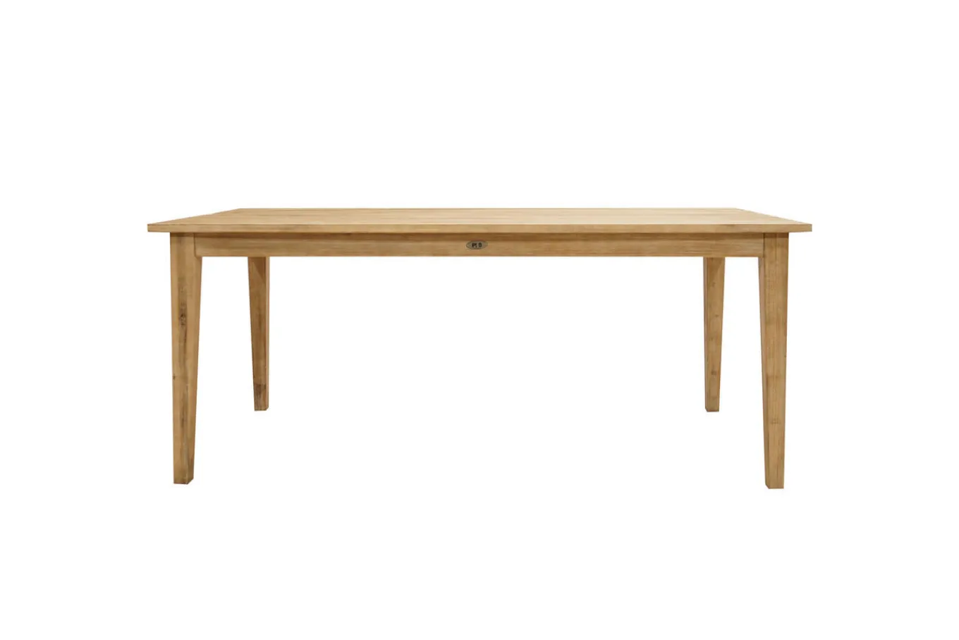 New Dining-Tisch Borneo, Akazie gebürstet, natur, 220x100 cm, FSC®-zertifiziertes Produkt Gartentische|Akazien-Gartenmöbel