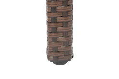 Best Dining Tisch, braun marmoriert, Polyrattan, 180 x 100 cm, Tischplatte Spraystone, 6mm Gartentische|Polyrattan-Gartenmöbel