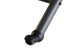 Online Doppelliege, anthrazit, Polyester/Stahl pulverbeschichtet, 205x138x34cm, inkl. Nackenkissen, rollbar Stahl-Gartenmöbel|Gartenliegen