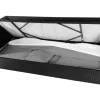 Online Dreisitzer-Sofa, creme/weiß, schwarz, Polyrattan, 210x85x70cm, inkl. Polster + wasserfeste Kissenbox Polyrattan-Gartenmöbel|Gartenlounge