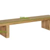 New Encino Bank, natur, recycled FSC-Teak, 220 x 40 x 46 cm Gartenbänke & Gartensofas|Teak-Gartenmöbel