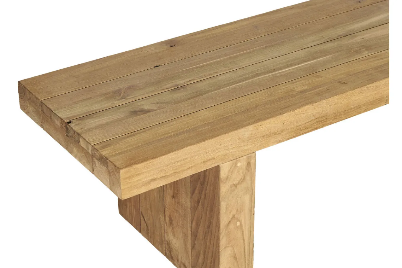 New Encino Bank, natur, recycled FSC-Teak, 220 x 40 x 46 cm Gartenbänke & Gartensofas|Teak-Gartenmöbel