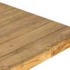New Encino Garten-Essgruppe, natur/recyceltes Teak, Bank 220x50, Tisch 220x107, Gebürstet, Recycled, FSC®-zertifiziertes Produkt Garten-Essgruppen|Teak-Gartenmöbel