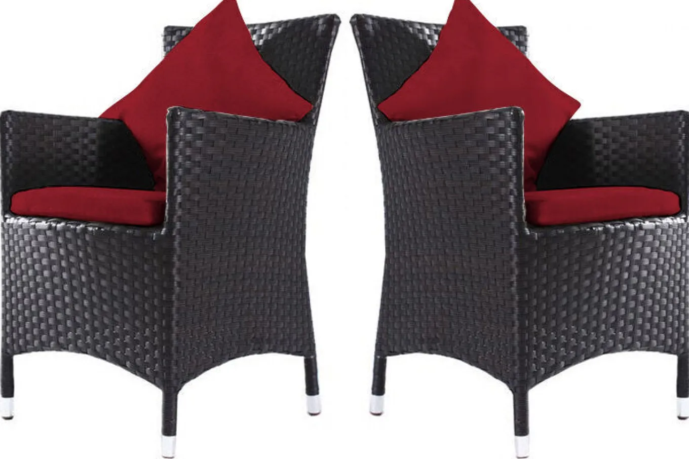 Hot Ersatzbezugset für 2 Sitzkissen von 2er-Stuhlsets Gartenmöbel-Zubehör & Ersatzteile