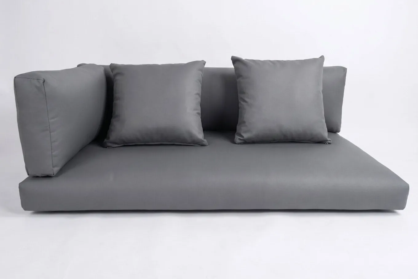 Discount Ersatzbezugset, 5-teilig, grau, für Zweisitzer-Sofa 2392-3 / 2392-4 / 15734-3 / 15734-4 Gartenmöbel-Zubehör & Ersatzteile