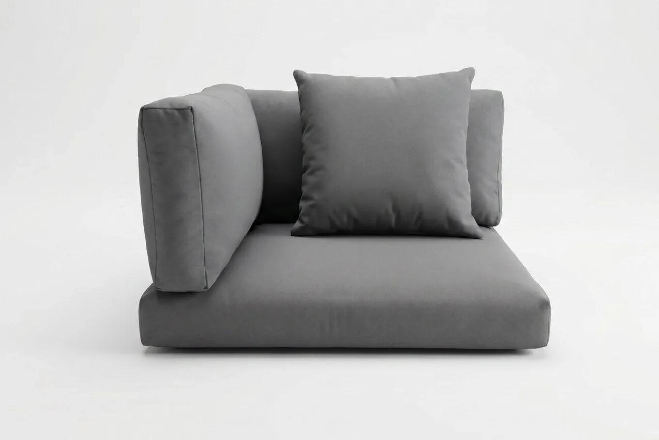 Discount Ersatzbezugset, 4-teilig, grau, für Eckelement 2392-6 / 15734-6 Gartenmöbel-Zubehör & Ersatzteile