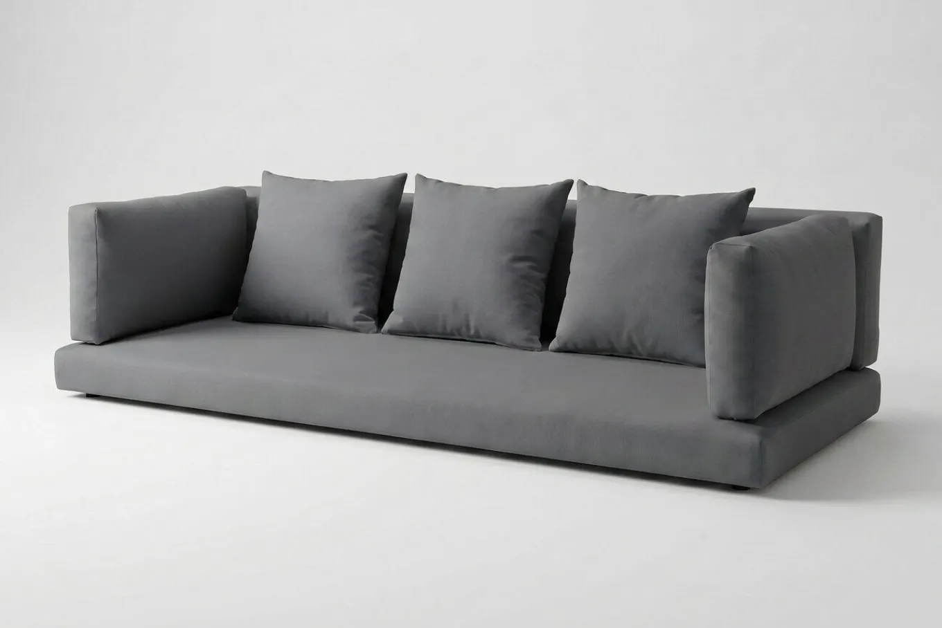 New Ersatzbezugset, 7-teilig, grau, für Dreisitzer-Sofa 2392-1 / 15734-1 Gartenmöbel-Zubehör & Ersatzteile