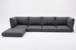 Discount Ersatzbezugset, 11-teilig, grau, für Lounge 18363 / 18370 Gartenmöbel-Zubehör & Ersatzteile