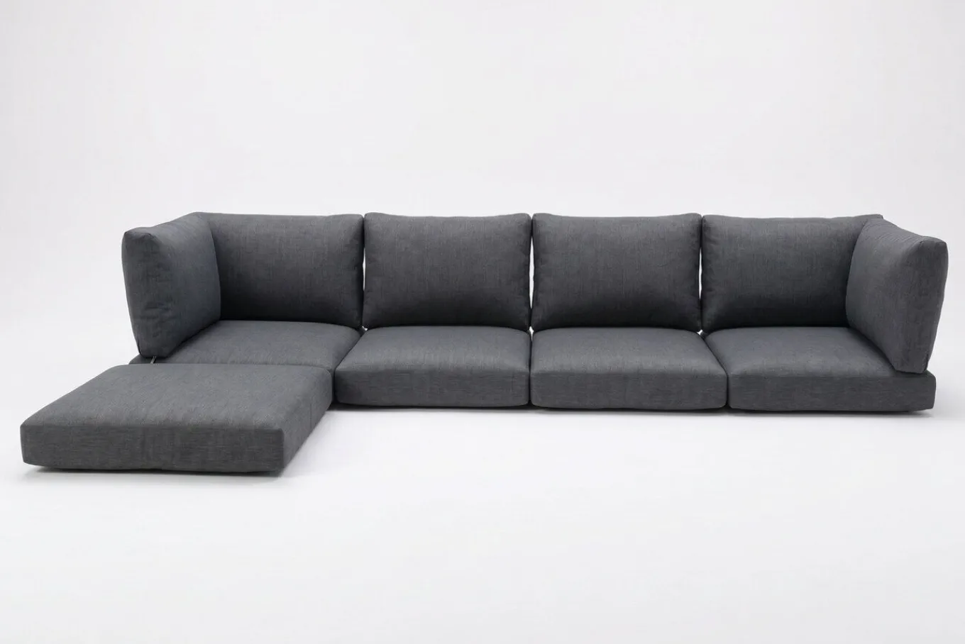 Discount Ersatzbezugset, 11-teilig, grau, für Lounge 18363 / 18370 Gartenmöbel-Zubehör & Ersatzteile