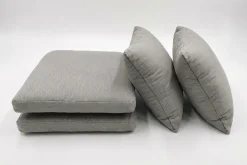 New Ersatzbezugset, 4-teilig, desert-beige, für 2er Set Sessel 34938 Gartenmöbel-Zubehör & Ersatzteile