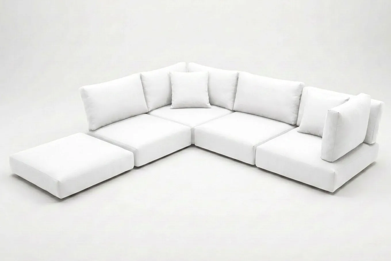 Discount Ersatzbezugset, 13-teilig, weiß, für Lounge 7759-BOX-A Gartenmöbel-Zubehör & Ersatzteile