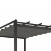 Ersatzdach für Pergola, anthrazit, Polyester, 3 x 4 m, witterungs- & UV-Schutz Sonnenschutz Zubehör|Gartenmöbel-Zubehör & Ersatzteile