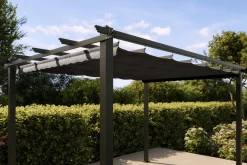 Ersatzdach für Pergola, anthrazit, Polyester, 3 x 4 m, witterungs- & UV-Schutz Sonnenschutz Zubehör|Gartenmöbel-Zubehör & Ersatzteile