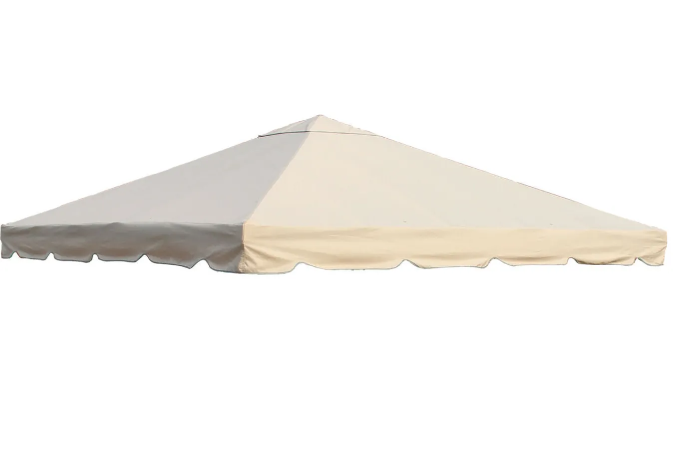 New Ersatzdach für Sahara Pavillon, beige, Polyester, 300x300cm Pavillon|Gartenmöbel-Zubehör & Ersatzteile