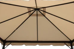 New Ersatzdach für Sahara Pavillon, beige, Polyester, 300x300cm Pavillon|Gartenmöbel-Zubehör & Ersatzteile