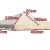 Sale Ersatzdach für Sahara Pavillon, beige, Polyester, 300 x 400 cm Pavillon|Gartenmöbel-Zubehör & Ersatzteile