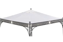 Outlet Ersatzdach für Siena Garden Pavillon Korfu, natur, Polyester PU-beschichtet, 350x350cm Pavillon|Gartenmöbel-Zubehör & Ersatzteile