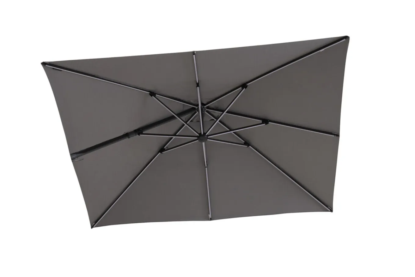 Outlet Ersatzdach, Grau, ca. 250 g/m², 300 x 300 cm, UV-Schutz UV90+, Wasserabweisend, Pflegeleicht Sonnenschutz Zubehör