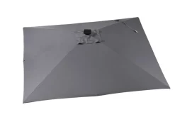 Outlet Ersatzdach, Grau, ca. 250 g/m², 300 x 300 cm, UV-Schutz UV90+, Wasserabweisend, Pflegeleicht Sonnenschutz Zubehör