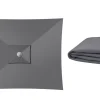 Clearance Ersatzdach, Grau, Polyester 250g/m², 3x4m, Wasserabweisend Sonnenschutz Zubehör