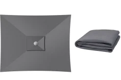 Clearance Ersatzdach, Grau, Polyester 250g/m², 3x4m, Wasserabweisend Sonnenschutz Zubehör