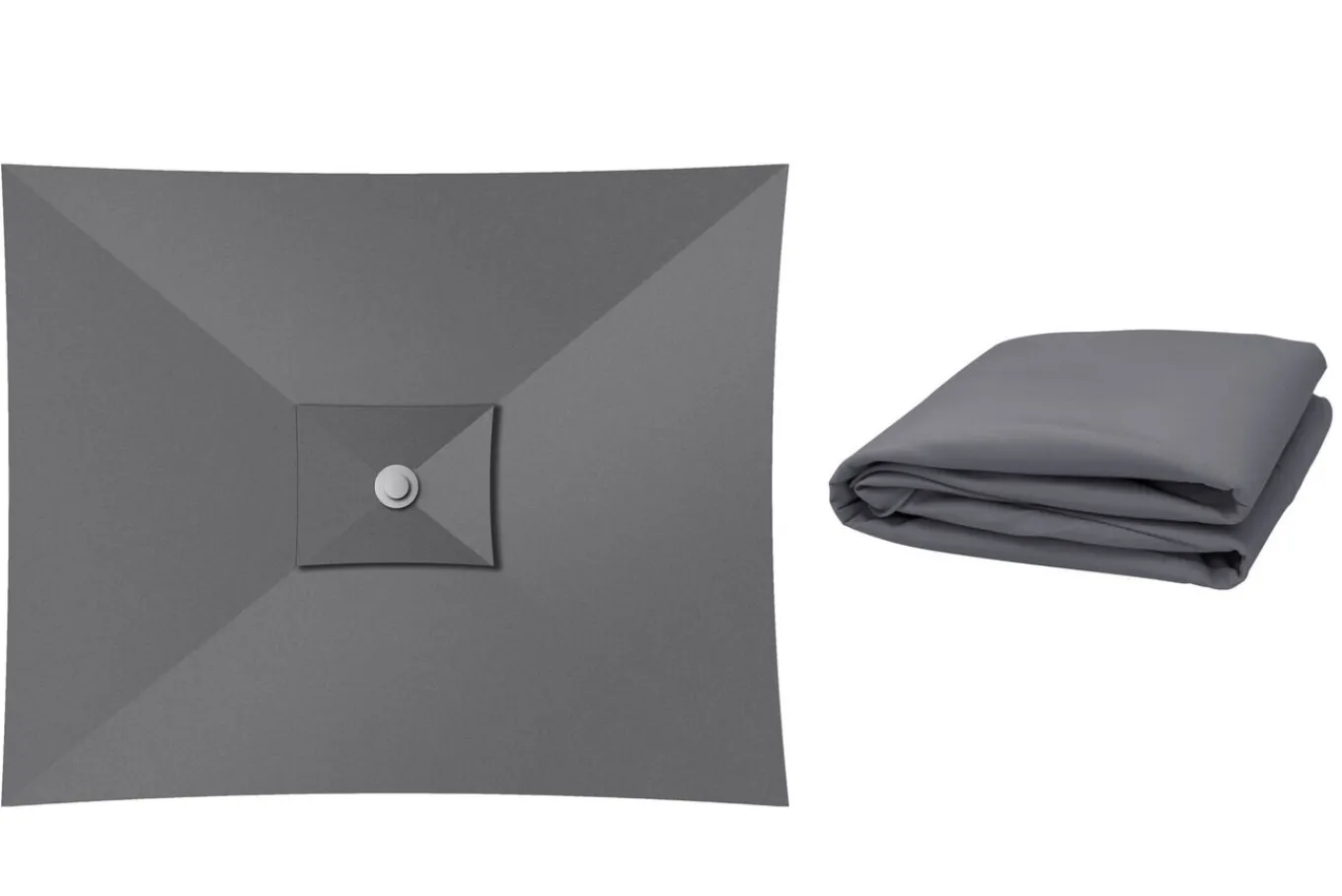 Clearance Ersatzdach, Grau, Polyester 250g/m², 3x4m, Wasserabweisend Sonnenschutz Zubehör