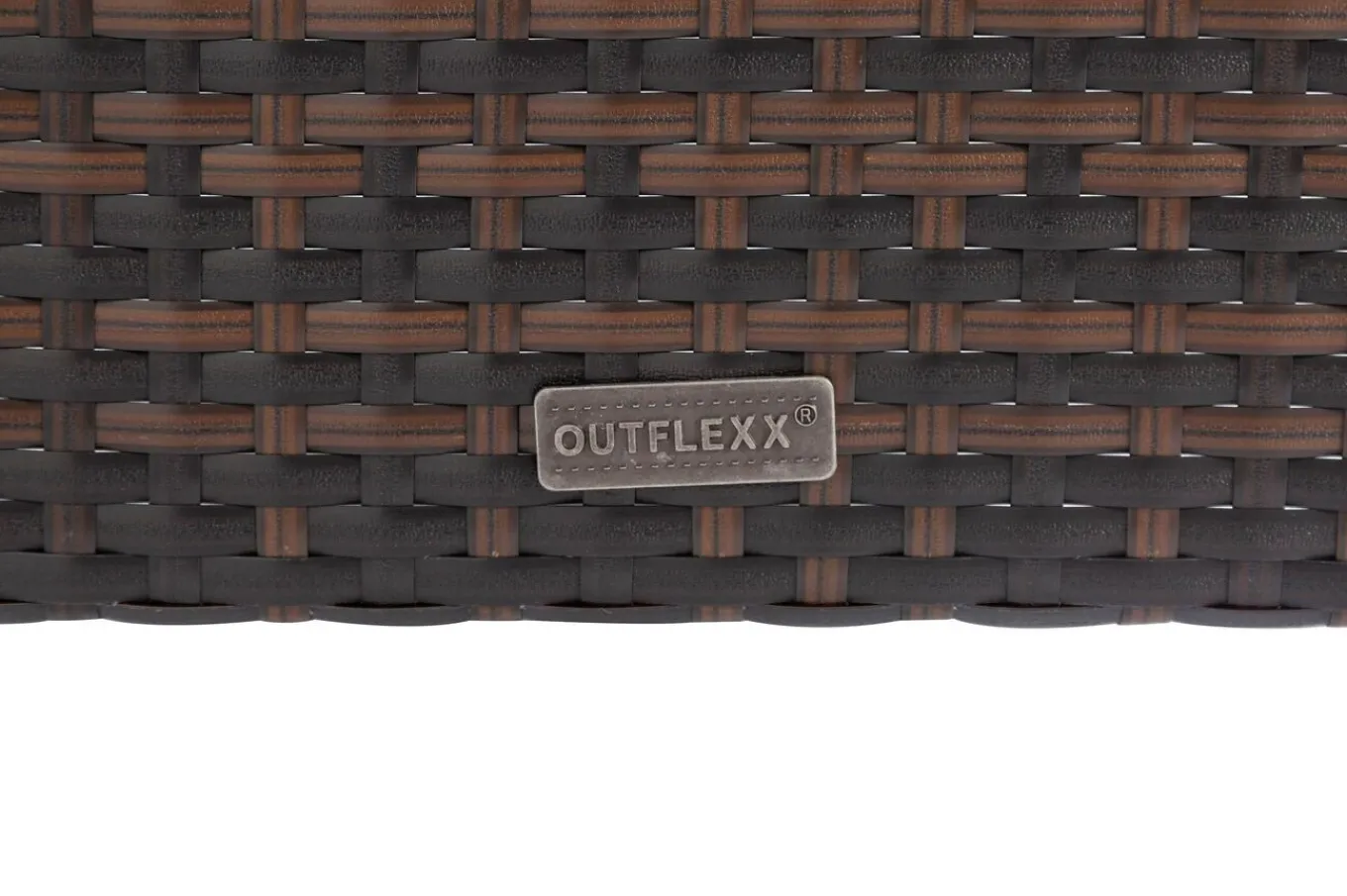 Discount 2er Set Dining Sessel, braun marmoriert, Polyrattan, 55 x 65 x 112 cm, Rücken stufenlos verstellbar Polyrattan-Gartenmöbel|Gartenstühle & Gartensessel