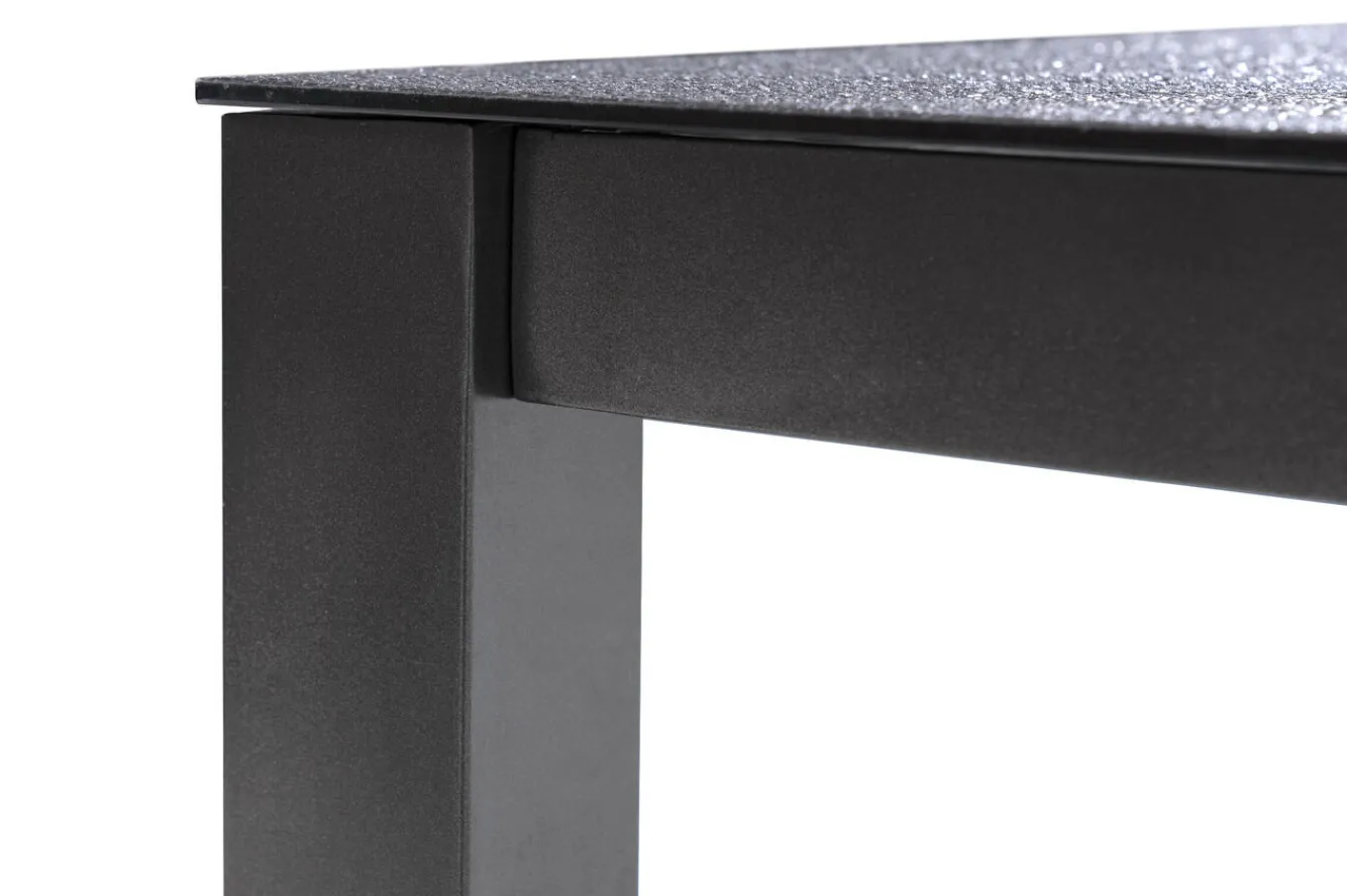 Best Esstisch, anthrazit, Alu/Spraystone, 160x95 cm Gartentische