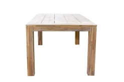 Clearance Esstisch, natur, Akazie, 200 x 100 cm, Teak-Optik, FSC®-zertifiziertes Produkt Gartentische