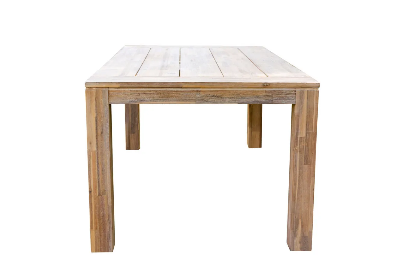 Clearance Esstisch, natur, Akazie, 200 x 100 cm, Teak-Optik, FSC®-zertifiziertes Produkt Gartentische