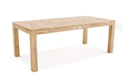 Clearance Esstisch, natur, Akazie, 200 x 100 cm, Teak-Optik, FSC®-zertifiziertes Produkt Gartentische