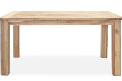 New Esstisch, natur, recyceltes SLVK-Teakholz, Plattenstärke 30 mm, 160 x 90 x 77 cm Gartentische