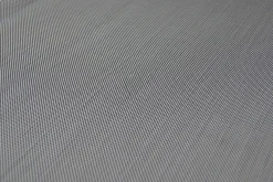 Discount Freischwinger, silber, Edelstahl/Textilene, padded, Armlehnen aus Teakholz Gartenstühle & Gartensessel