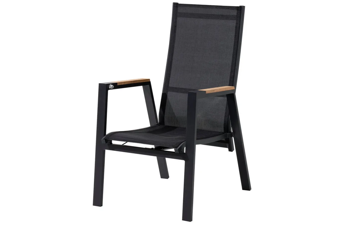 Best Garten-Essgruppe, anthrazit matt, Alu/Spraystone/Polyester, 160x95 cm, 4 Sessel, inkl. Polster Garten-Essgruppen|Aluminium-Gartenmöbel