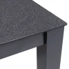 Clearance Garten-Essgruppe, anthrazit, Alu/Spraystone/Textilen, 160x95 cm, 6 Klappstühle Garten-Essgruppen