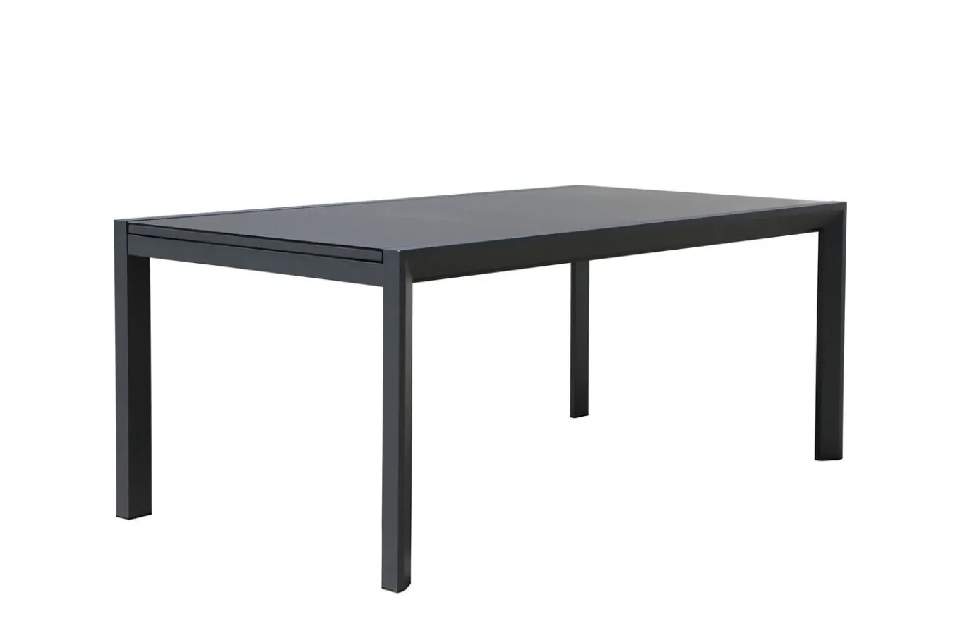 New Garten-Essgruppe, anthrazit, Aluminium, Tisch 180/270x100 cm, 10 Sessel Garten-Essgruppen|Aluminium-Gartenmöbel
