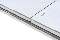 Sale Garten-Essgruppe, creme/weiß, Alu/Textilene, Ausziehtisch 180/240 x 100 cm, inkl. 8 Stapelsessel Garten-Essgruppen|Aluminium-Gartenmöbel