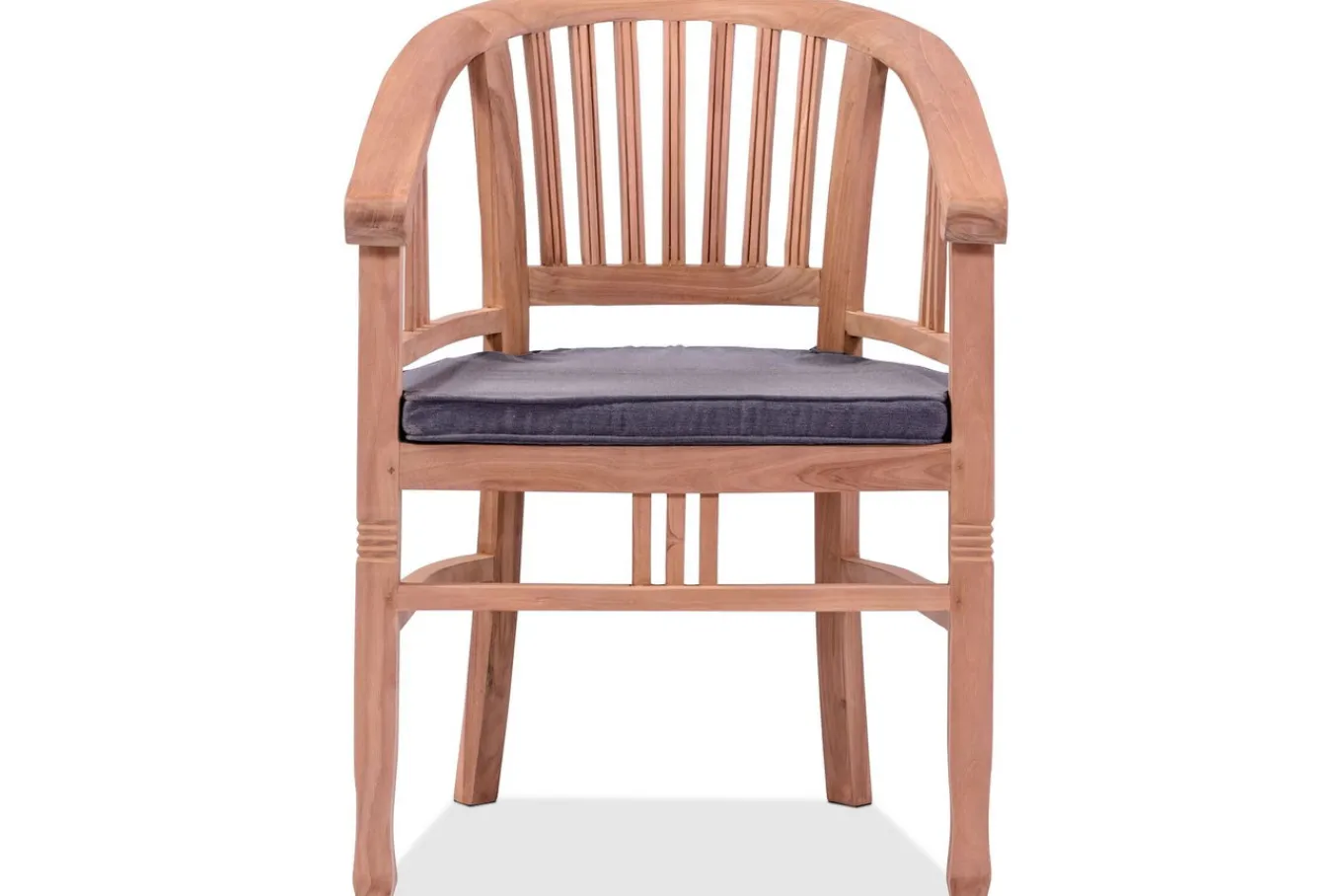 Best Garten-Essgruppe, Edelstahl/recyceltes Teak, 200/260x100 cm, 6 Armlehnensessel, inkl. Polster, FSC®-zertifiziertes Produkt Garten-Essgruppen