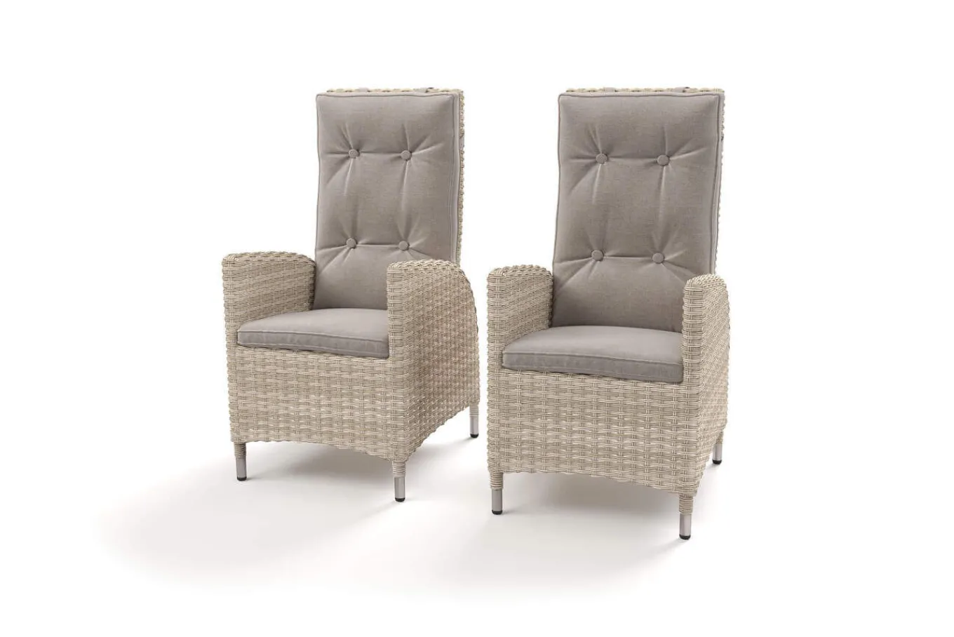 Clearance Garten-Essgruppe für 6 Personen, dessert-beige, Alu/Polyrattan, mit Feuertisch 200 x 100 cm, UV- & witterungsbeständig Garten-Essgruppen|Aluminium-Gartenmöbel