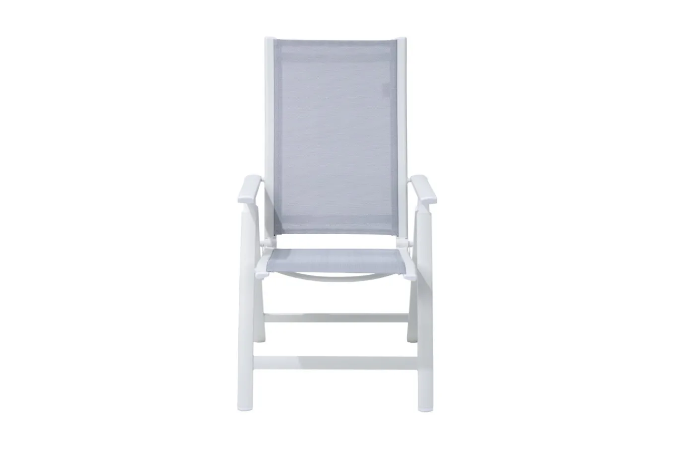 Garten-Essgruppe für 6 Personen, creme/weiß, Alu/Sicherheitsglas, Tisch ausziehbar 180/240 x 100 cm, Stühle klappbar Garten-Essgruppen|Aluminium-Gartenmöbel