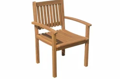 Sale Garten-Essgruppe, natur, Akazie, Ausziehtisch 150/200 x 90 cm, 2 Klappstühle, 6 Armlehnensessel, FSC®-zertifiziertes Produkt Garten-Essgruppen|Akazien-Gartenmöbel