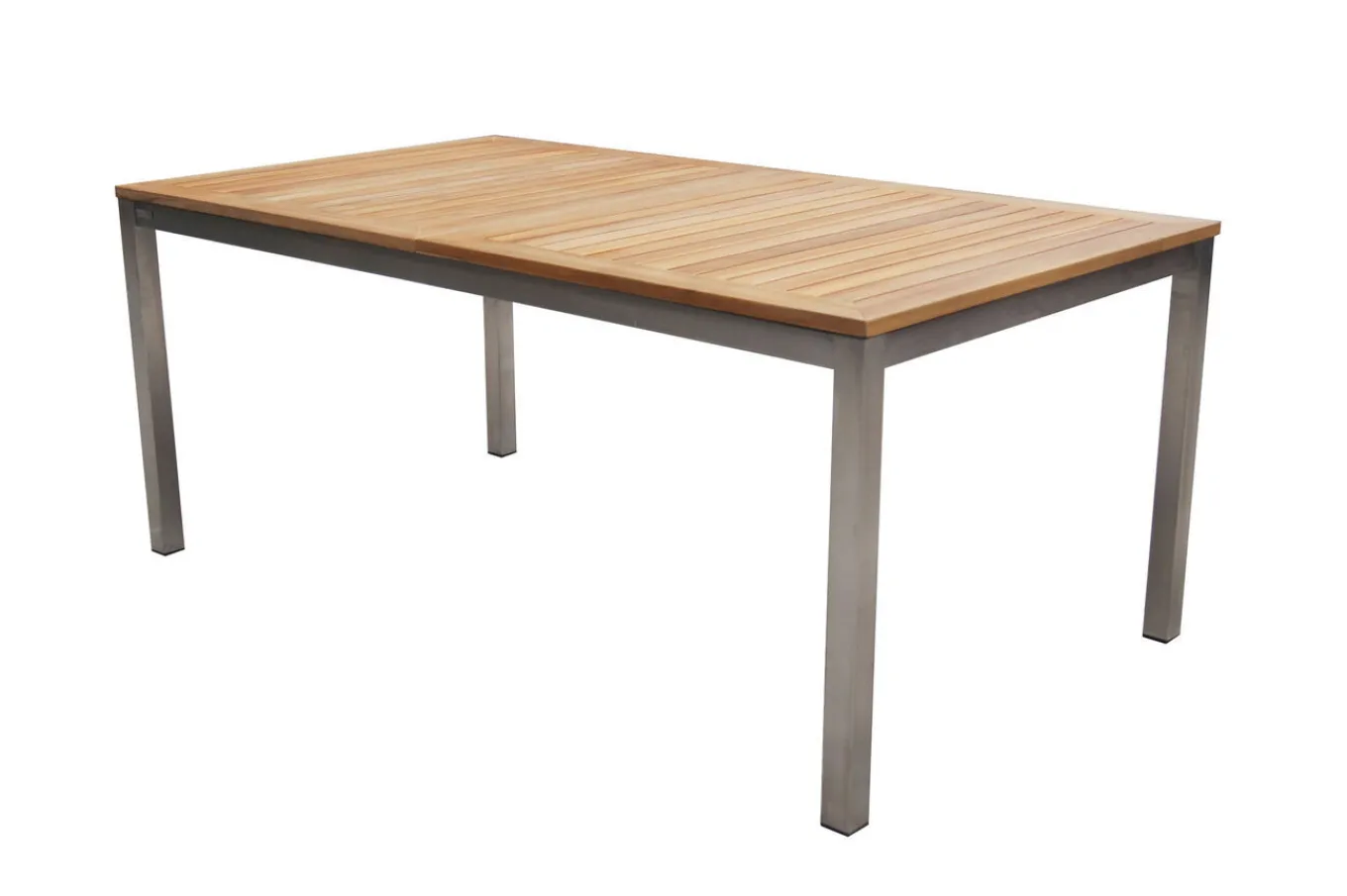 New Garten-Essgruppe, natur/anthrazit, Edelstahl/Textilene/Teakholz, Ausziehtisch 180/240x100cm, 8 Diningsessel, FSC®-zertifiziertes Produkt Garten-Essgruppen