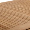 Sale Garten-Essgruppe, ® anthrazit matt, Alu / Teak / Textil, Tisch 180/240x100cm, 6 Klappstühle Garten-Essgruppen