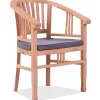 Hot Garten-Essgruppe, 6 Personen, ausziehbarer Tisch 160–210 cm, Teakholz, inkl. Polster Garten-Essgruppen