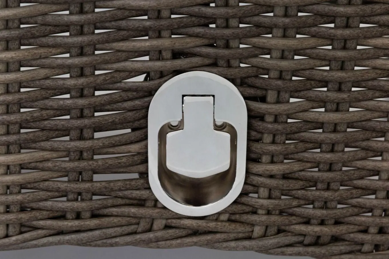 Garten-Essgruppe, Polyrattan/Teakholz, Tisch 200 x 100 cm, 6 Hochlehner- Diningsessel, inkl. Polster Polyrattan-Gartenmöbel|Garten-Essgruppen