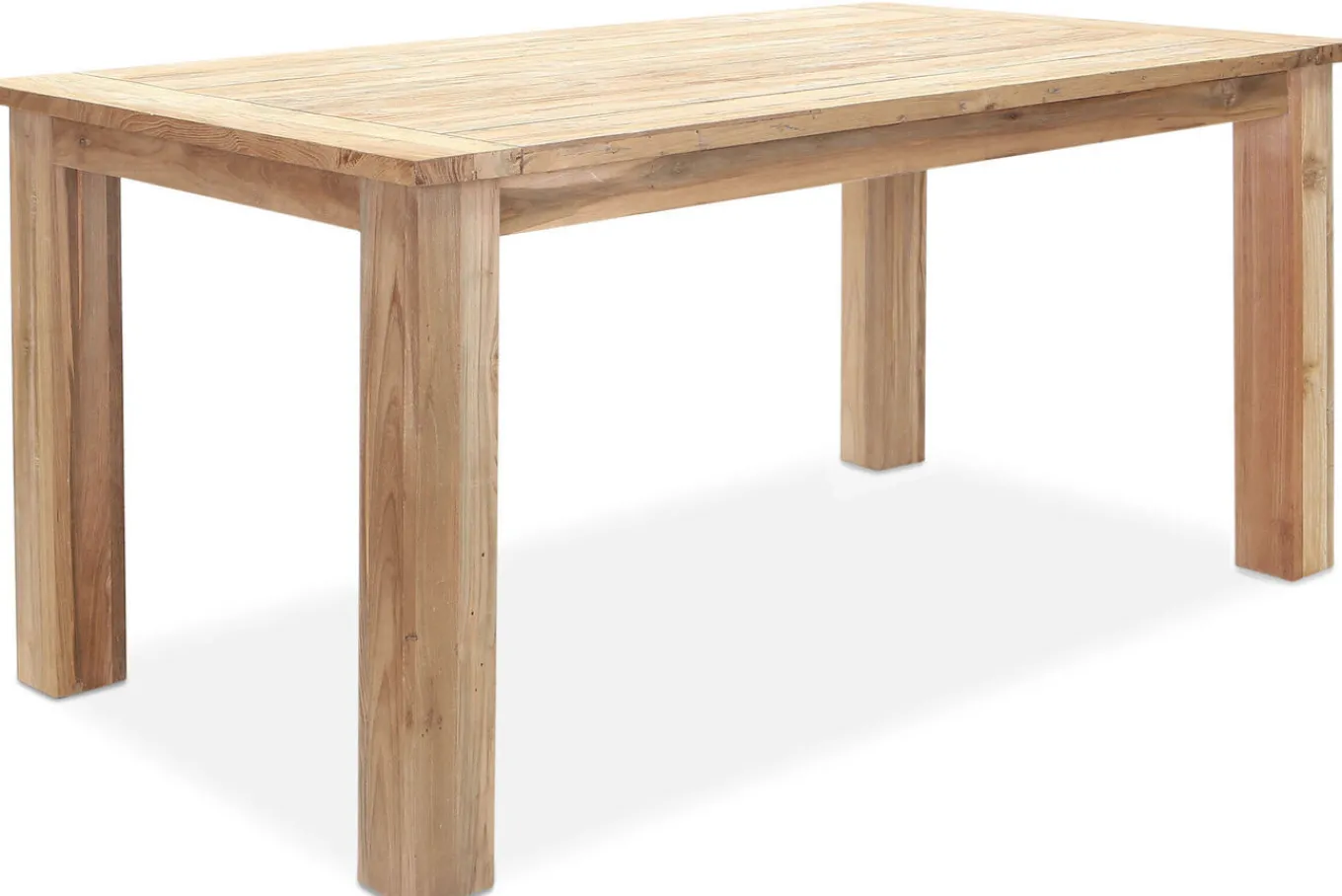 Sale Garten-Essgruppe, Tisch 200x100cm, 2 Bänke 170x40cm, recycled Teak, Plattenstärke 30mm Garten-Essgruppen