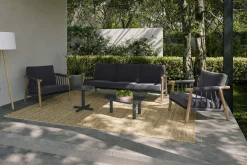 Sale Gartenlounge, Aluminium, robust, pflegeleicht, korrosionsbeständig, witterungsbeständig, inklusive Kissen Gartenlounge|Aluminium-Gartenmöbel