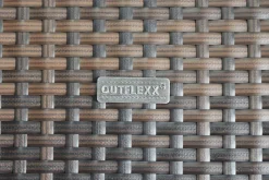 Best Gartenlounge, braun marmoriert, Polyrattan, 6 Pers, wasserfeste Kissenbox Polyrattan-Gartenmöbel|Gartenlounge